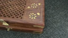 Load and play video in Gallery viewer, Wooden Jewelry Box