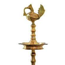 Load image into Gallery viewer, Peacock Headed / AnnaPakshi Nilavilakku (Oil Lamp )