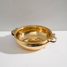 Load image into Gallery viewer, Traditional Kerala Brass Decorative Lightweight Brass Uruli | Varpu Design