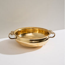Load image into Gallery viewer, Traditional Kerala Brass Decorative Lightweight Brass Uruli | Varpu Design