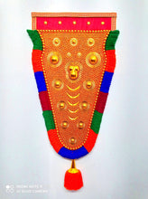 Load image into Gallery viewer, Kerala Traditional Nettipattam (Elephant Caparison) - Custom Design Options - 4 Feet