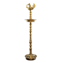 Load image into Gallery viewer, Peacock Headed / AnnaPakshi Nilavilakku (Oil Lamp )