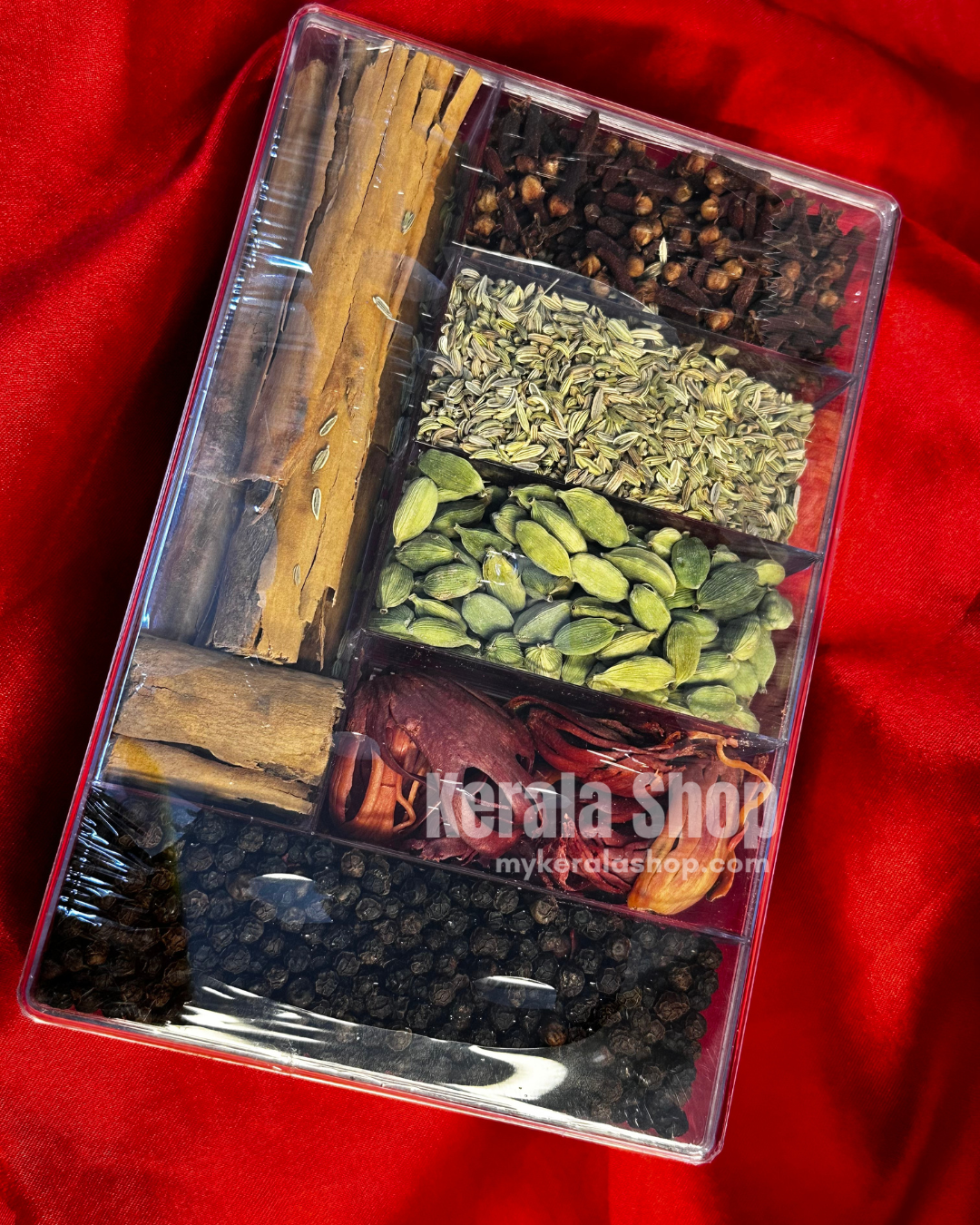 Kerala Spice Box (SB005) - A Premium Collection of 6 Authentic Spices