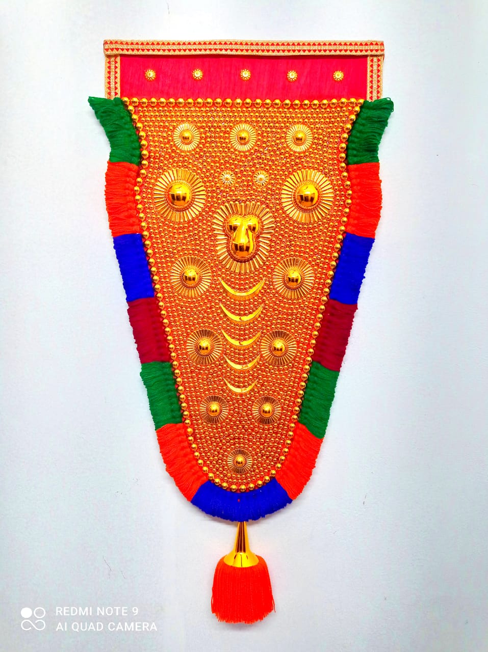 Kerala Traditional Nettipattam (Elephant Caparison) - Custom Design Options - 4 Feet